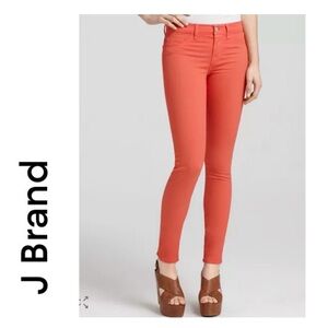 💵J Brand Tangerine Mid-Rise Skinny Jeans Size 28